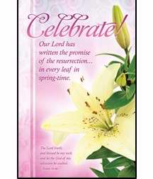 Bulletin-Celebrate! (Psalm 18:46) (Easter) (Pack Of 100) (Pkg-100)