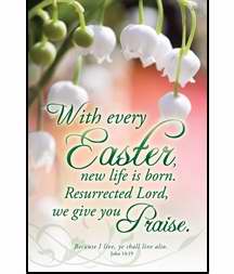 Bulletin-With Every Easter (Easter) (Pack Of 100) (Pkg-100)