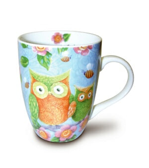 Mug-Patterned Owls Psalm 32:11 (Feb)