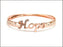 Hope Bangle-Rose Gold Bracelet