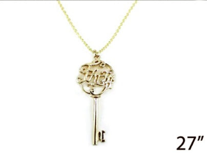 Key Faith-Gold Necklace