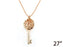 Key Hope-Rose Gold Necklace