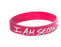 Bracelet-I Am Second Wristband-Pink