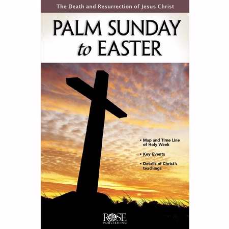 Palm Sunday To Easter Pamphlet (Single)