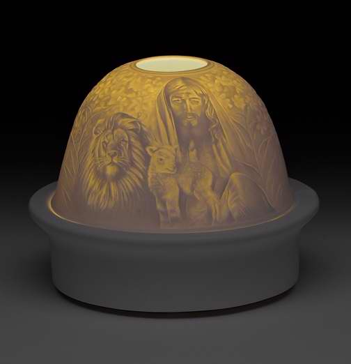 Dome Light-Jesus/Lion/Lamb-LED (4")