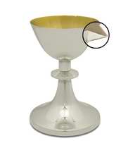 Communion-Chalice-Traditional American w/Pour Spout-Gold-Lined -7" (ASA910G)