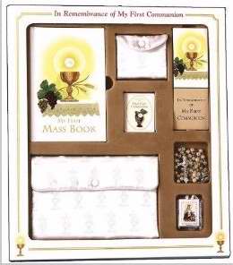 My First Mass Book Premier Gift Set (My First Eucharist Edition)-Girls