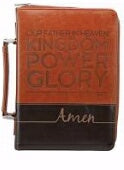 Bi Cover-Classic LuxLeather-Lords Prayer-MED