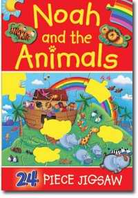 Puzzle-Noah And The Animals (24 Pc)