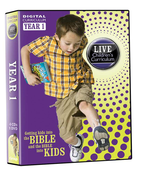 DVD-LIVE Children's Curriculum-Year 1 (Getting To Know God: Bible Basics)