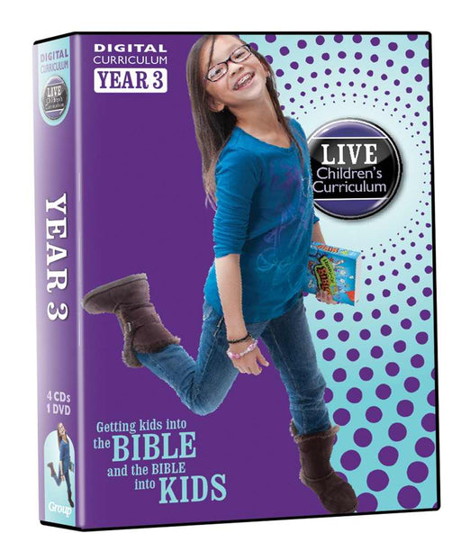 DVD-LIVE Children's Curriculum-Year 3 (Getting To Know God: What God Does)