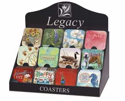 Display-Coaster-Holds up to 144 Coasters-Cardboard
