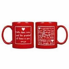 Mug-Written Reflections-Love-Red w/Gift Box
