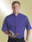 Clerical Shirt-Short Sleeve Tab Collar-15 In-Royal Blue