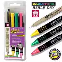 Bible Study-Dry-Liner Marking Kit (3 Hi-lighter/1 Underliner)