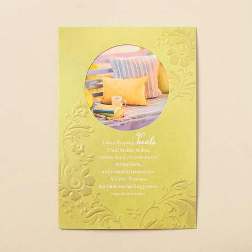 Card-Praying For You-Jesus Calling (Yellow) (Pack of 3) (Pkg-3)