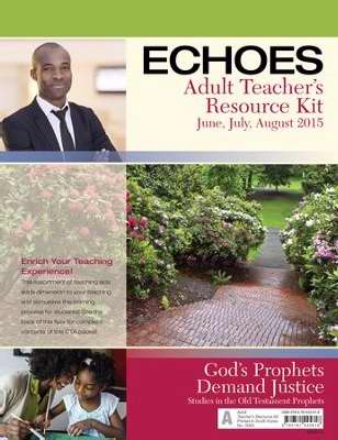 Echoes Summer 2018: Adult Comprehensive Bible Study Teacher Resource Kit