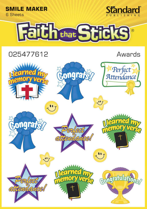 Sticker-Awards (6 Sheets) (Faith That Sticks)