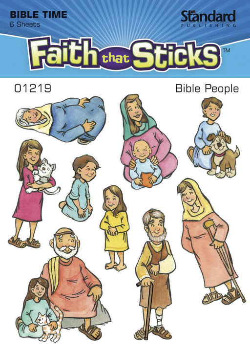 Sticker-Bible People (6 Sheets) (Faith That Sticks)