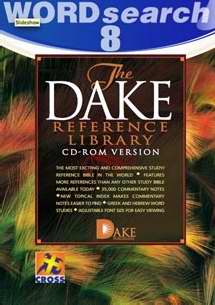 Software-KJV Dake Reference Library-WORDSeach 11 (MAC & PC) (CD-Rom)