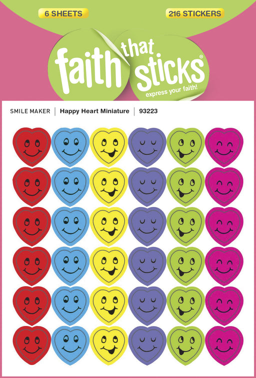 Sticker-Happy Heart Miniatures (6 Sheets) (Faith That Sticks)