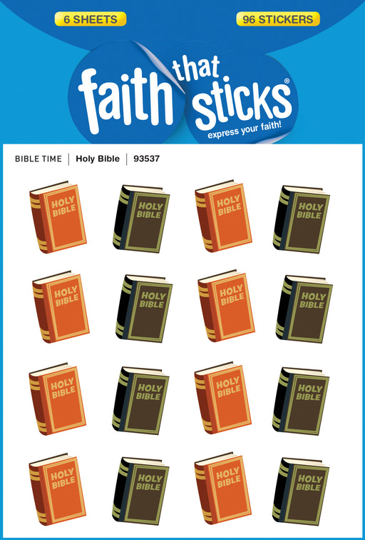 Sticker-Holy Bible (6 Sheets) (Faith That Sticks)