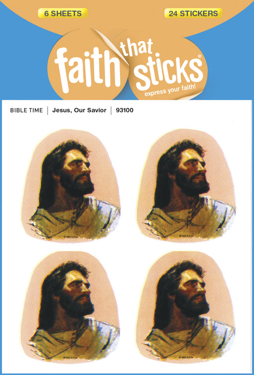 Sticker-Jesus Our Savior (6 Sheets) (Faith That Sticks)