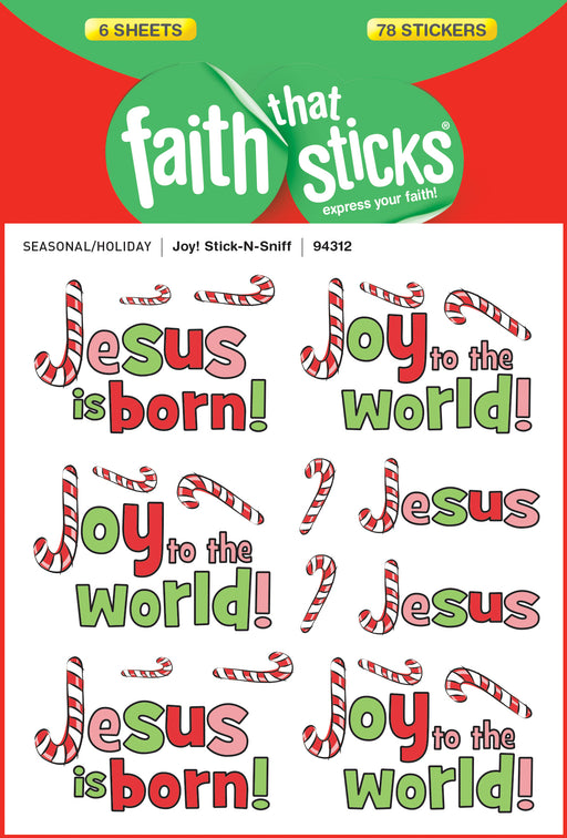 Sticker-Joy/Stick-N-Sniff (6 Sheets) (Faith That Sticks)
