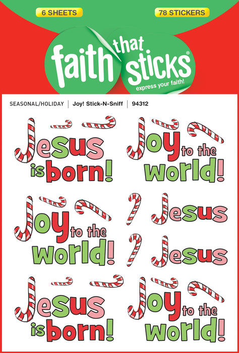 Sticker-Joy/Stick-N-Sniff (6 Sheets) (Faith That Sticks)