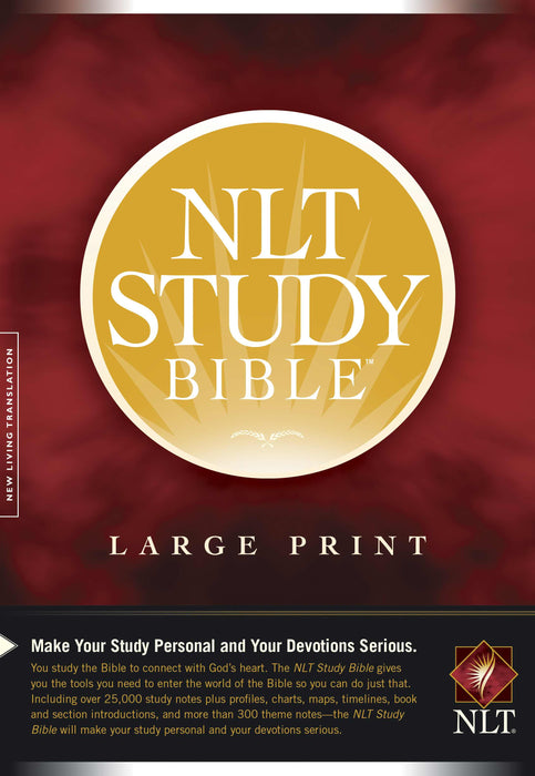 NLT2 Study Bible/Large Print-Hardcover