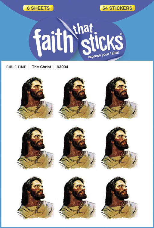 Sticker-The Christ (6 Sheets) (Faith That Sticks)
