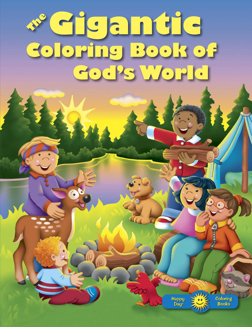 Coloring Book-Gigantic Coloring Book Of Gods World (Happy Day)