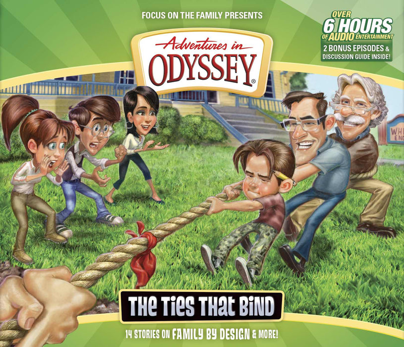 Audio CD-Adventures In Odyssey V58: Ties That Bind (4 CD)