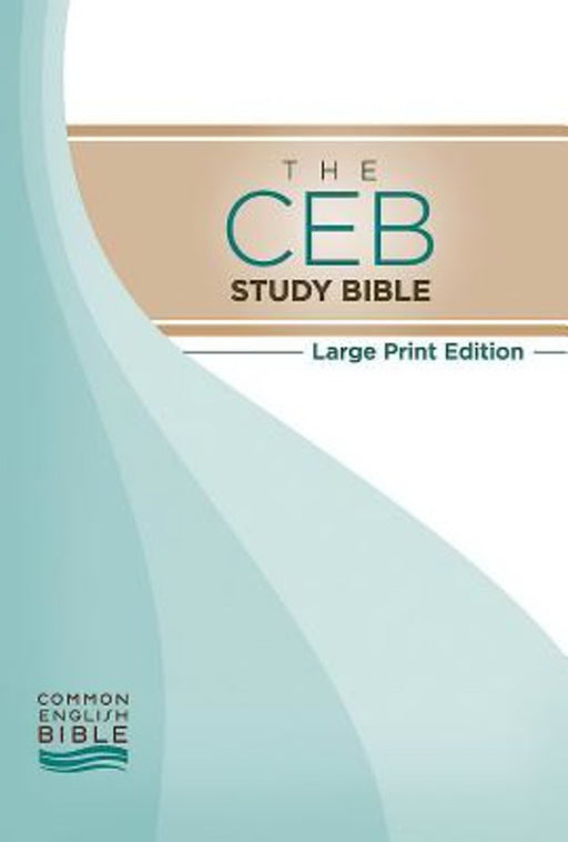 CEB Large Print Study Bible-Hardcover