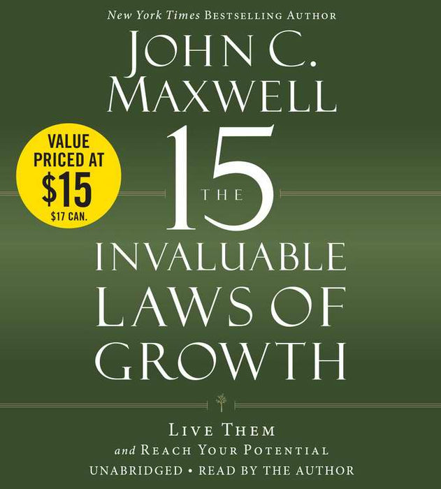 Audiobook-Audio CD-15 Invaluable Laws Of Growth (Unabridged) (Replay)