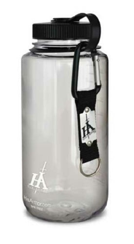 Water Bottle-His Armor 1000 ml Sports-Clear