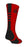 Socks-His Armor Sports-Red/Blk