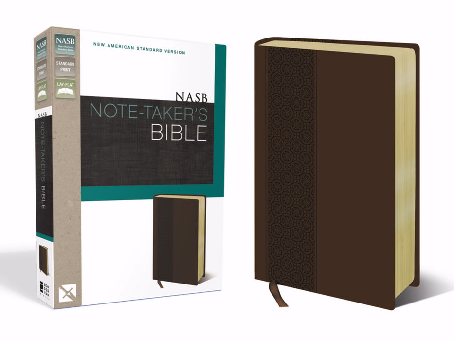 NASB Note-Taker's Bible-Brown DuoTone