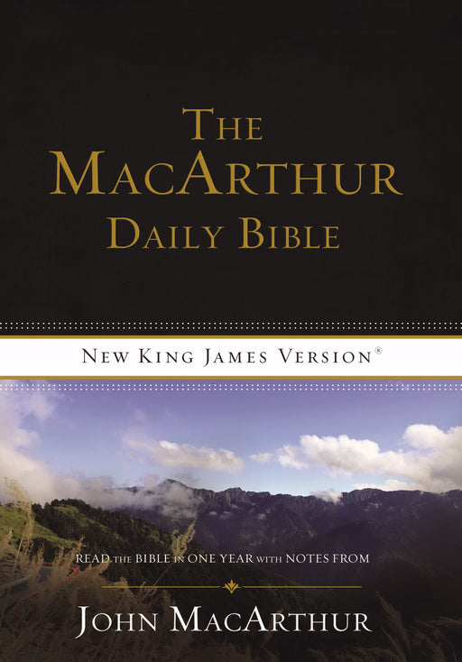 NKJV Macarthur Daily Bible (Revised)-Softcover