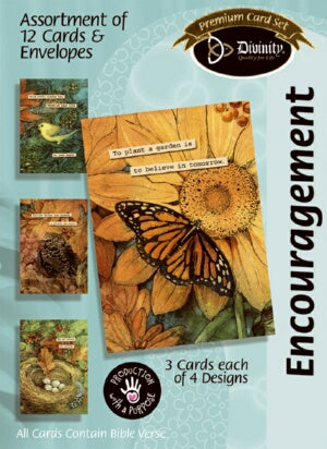 Encouragement-Woodland Birds (Bx/12) (Jun Boxed Cards