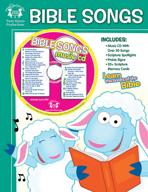 Bible Songs 48-Page Workbook w/CD (I'm Learning The Bible Workbooks)