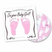 Disc-Baby Girl Music CD w/Greeting Card