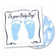 Disc-Baby Boy Music CD w/Greeting Card