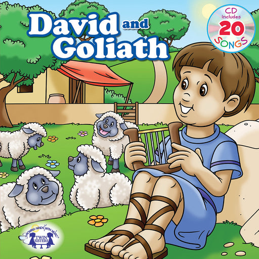 David And Goliath Padded Board Book w/CD (Let's Share A Story)