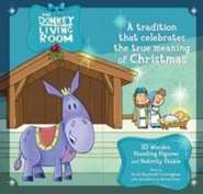 Donkey In The Living Room Nativity Set w/Book