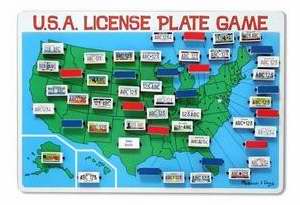 Game-Flip To Win USA License Plate Game (Ages 5+)