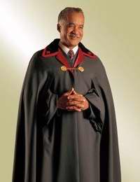 Ministerial Cape-S8-Chest 44 Height 73-Black