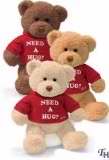 Toy-Plush-Message Bear/Need A Hug (12") (Pack of 6) (Pkg-6)