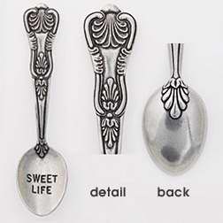 Spoon-Sweet Life Teaspoon-Pewter