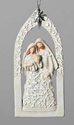 Ornament-Holy Family Papercut Style (5.5")